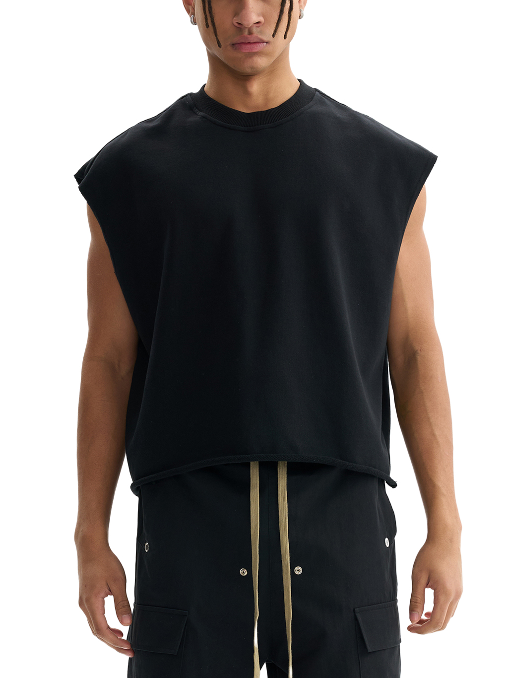 French Terry Boxy Tank Top – Essential Streetwear | Tapstitch-3